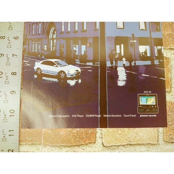 2004 Pioneer AVIC-N1 Print Ad Street Signs Crossroads Matter of Fact Own Road - Picture 7 of 7